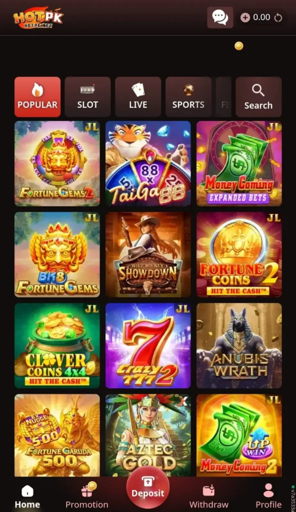 hotpk game